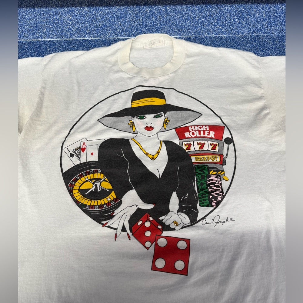 Vintage Casino High Roller Tee